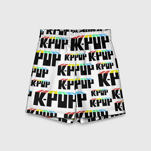 Детские шорты K-pop Pattern / 3D-принт – фото 1