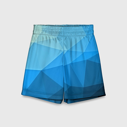Детские шорты Geometric blue / 3D-принт – фото 1
