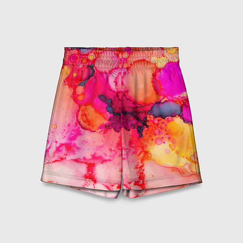 Детские шорты Весенние краски / 3D-принт – фото 1