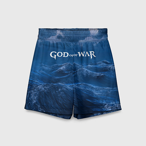 Детские шорты God of War: Rage of the waves / 3D-принт – фото 1