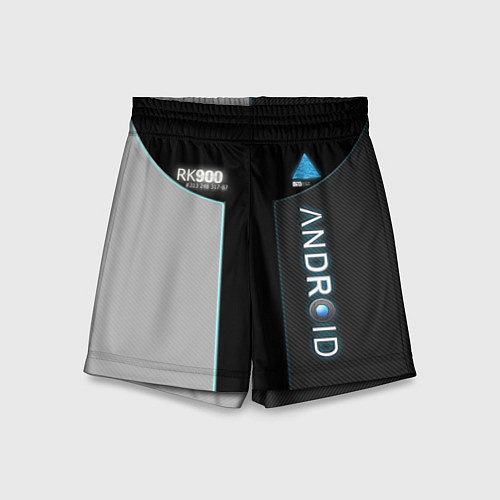 Детские шорты Detroit: Android RK900 / 3D-принт – фото 1