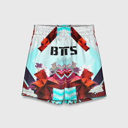 Шорты детские BTS Love, цвет: 3D-принт