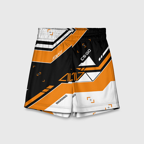 Детские шорты CS:GO Asiimov Inverted / 3D-принт – фото 1