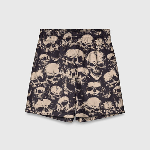 Детские шорты Черепа - паттерн / 3D-принт – фото 1