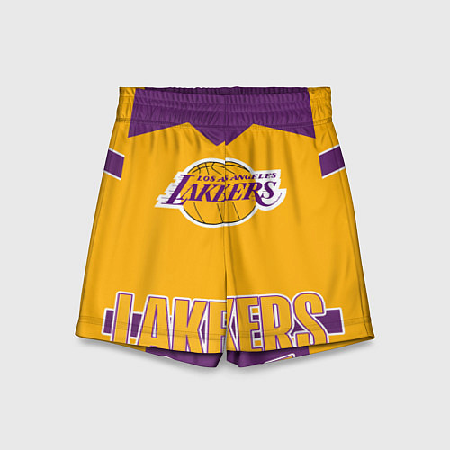 Детские шорты Los Angeles Lakers / 3D-принт – фото 1