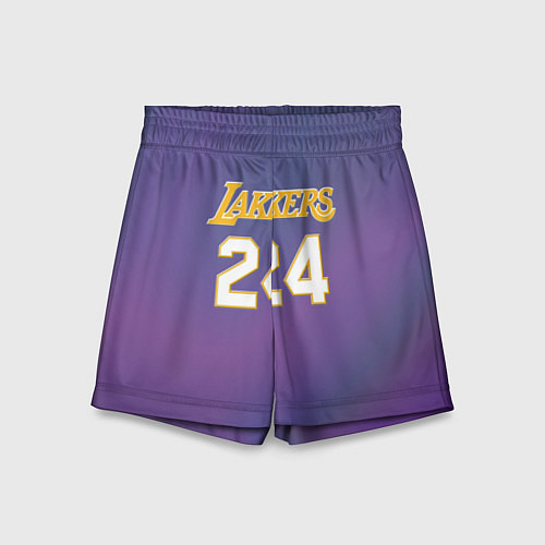 Детские шорты Los Angeles Lakers Kobe Brya / 3D-принт – фото 1