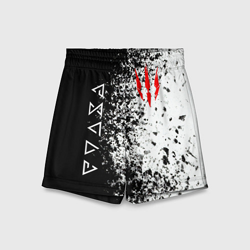 Детские шорты THE WITCHER / 3D-принт – фото 1