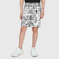 Шорты детские МУЗЫКА БИЛЛИ АЙЛИШ, цвет: 3D-принт — фото 2