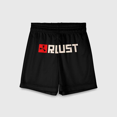 Детские шорты RUST / 3D-принт – фото 1