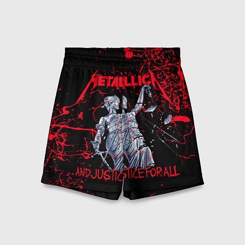 Детские шорты Metallica / 3D-принт – фото 1