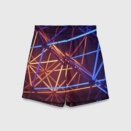 Детские шорты Линии / 3D-принт – фото 1