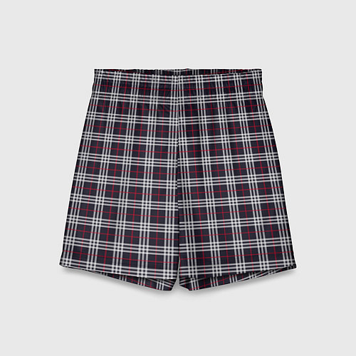 Детские шорты Классические в клеточку / 3D-принт – фото 1