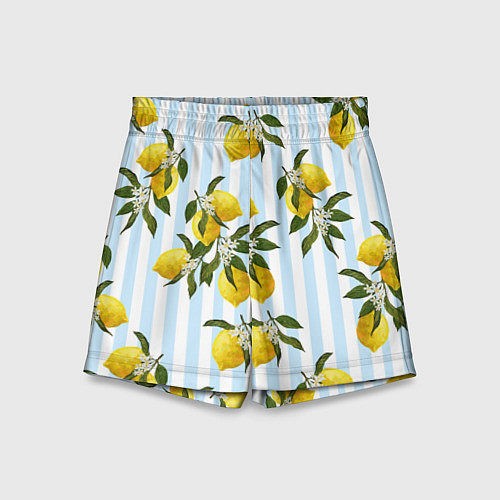 Детские шорты Лимоны / 3D-принт – фото 1