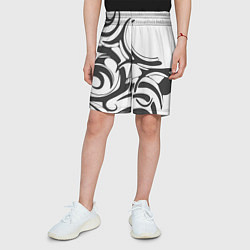Шорты детские Узоры, цвет: 3D-принт — фото 2