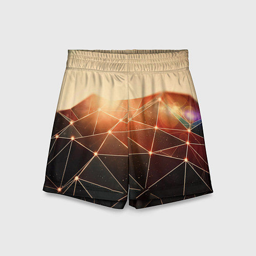 Детские шорты ABSTRACT DIGITAL / 3D-принт – фото 1