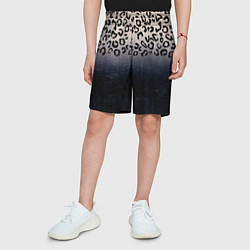 Шорты детские Животный принт, цвет: 3D-принт — фото 2