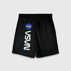 Шорты детские NASA НАСА, цвет: 3D-принт