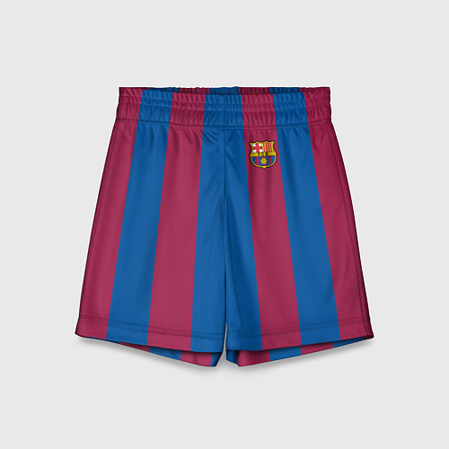 Детские шорты FC Barcelona 2021 / 3D-принт – фото 1