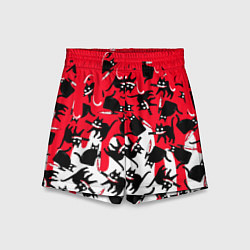Шорты детские WHAT CAT, цвет: 3D-принт