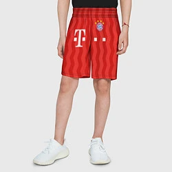 Шорты детские FC Bayern Munchen униформа, цвет: 3D-принт — фото 2