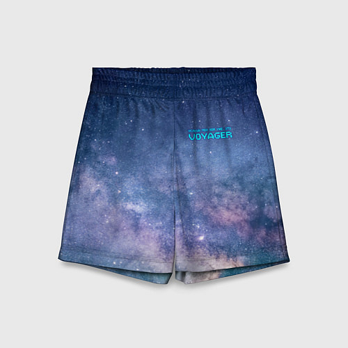 Детские шорты Услышь мой вой уже, это Voyager / 3D-принт – фото 1