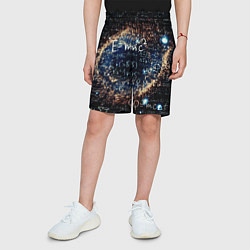 Шорты детские Формула Вселенной, цвет: 3D-принт — фото 2