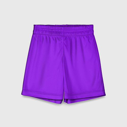 Детские шорты Фиолетовый / 3D-принт – фото 1