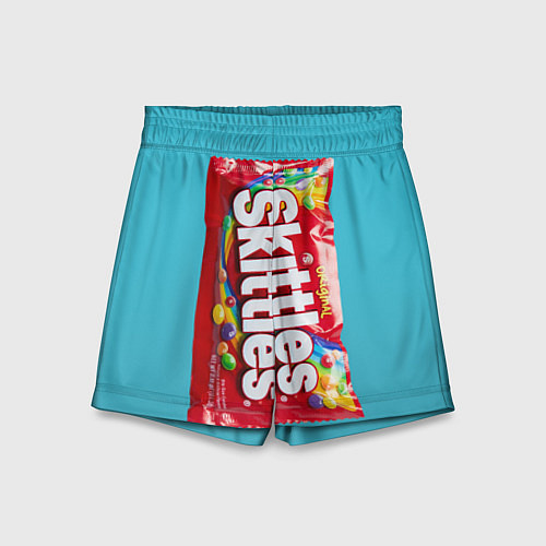 Детские шорты Skittles original / 3D-принт – фото 1