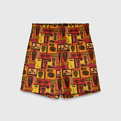 Шорты детские Ударные Инструменты, цвет: 3D-принт