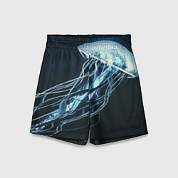 Шорты детские Рисунок медуза, цвет: 3D-принт