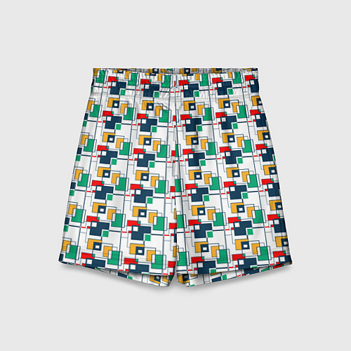 Детские шорты Геометрия / 3D-принт – фото 1