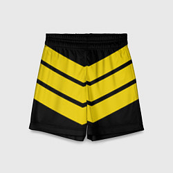 Шорты детские Три полоски, цвет: 3D-принт