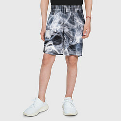 Шорты детские Графика дыма, цвет: 3D-принт — фото 2