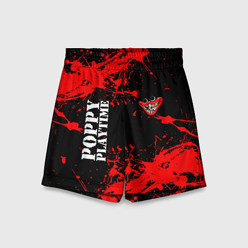 Детские шорты POPPY PLAYTIME ИГРА ПОППИ ПЛЕЙТАЙМ ХАГГИ ВАГГИ / 3D-принт – фото 1