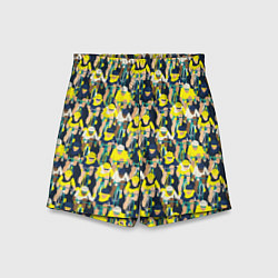 Шорты детские Велоспорт гонка, цвет: 3D-принт