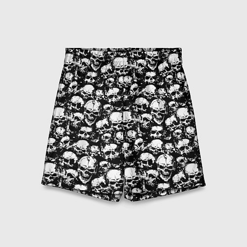 Детские шорты Screaming skulls / 3D-принт – фото 1