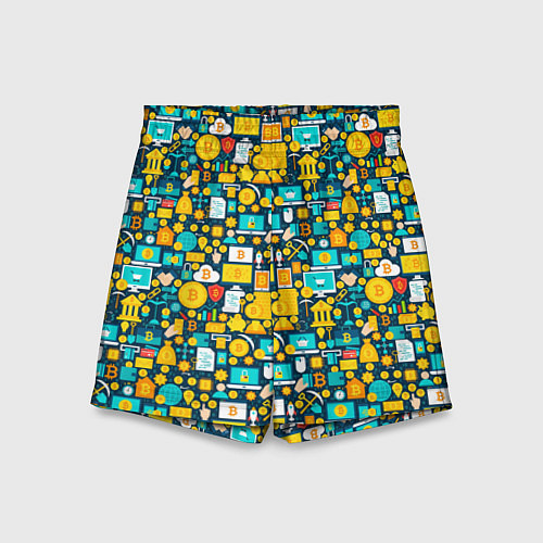 Детские шорты Трейдер Криптовалют / 3D-принт – фото 1