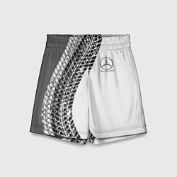 Шорты детские Mercedes-Benz дрифт, цвет: 3D-принт