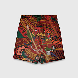 Детские шорты Warrior samurai
