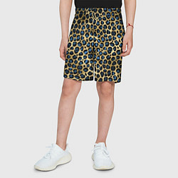 Шорты детские Стиль леопарда шкура леопарда, цвет: 3D-принт — фото 2