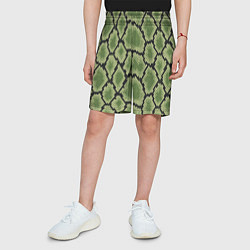 Шорты детские Шкура рептилии, цвет: 3D-принт — фото 2