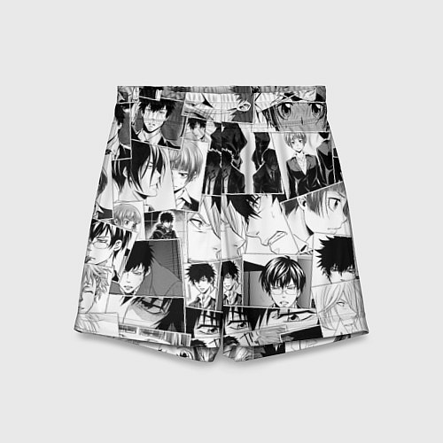 Детские шорты Psycho Pass pattern / 3D-принт – фото 1