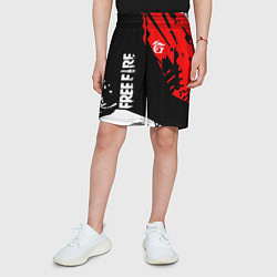 Шорты детские FREE FIRE ФРИ ФАЕР, цвет: 3D-принт — фото 2