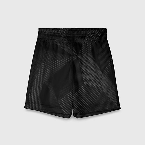 Детские шорты КАРБОН ПОЛИГОНЫ / 3D-принт – фото 1