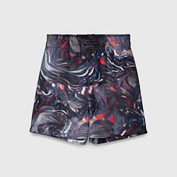 Шорты детские Мрамор темный, цвет: 3D-принт