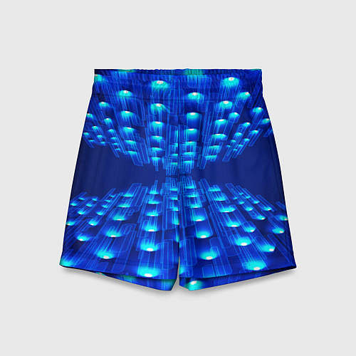 Детские шорты GLOWING SPOTLIGHTS / 3D-принт – фото 1