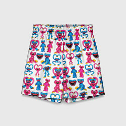 Шорты детские POPPY PLAYTIME HAGGY WAGGY AND KISSY MISSY PATTERN, цвет: 3D-принт