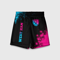Детские шорты West Ham Neon Gradient