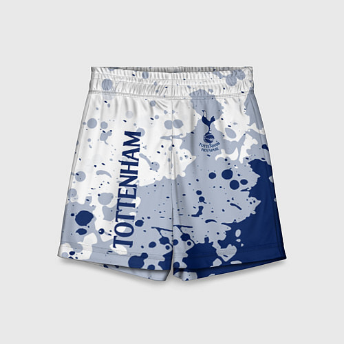 Детские шорты Tottenham hotspur Брызги красок / 3D-принт – фото 1