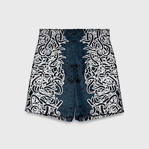 Детские шорты Белый шум / 3D-принт – фото 1